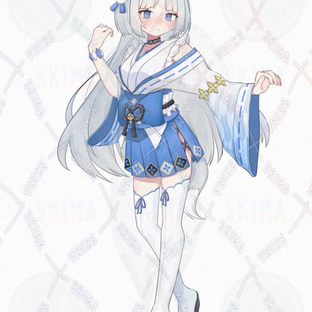 [Price reduced!] Adopt/ Fox Blue Miko [10 different expressions]. 的商品圖片第 8 張