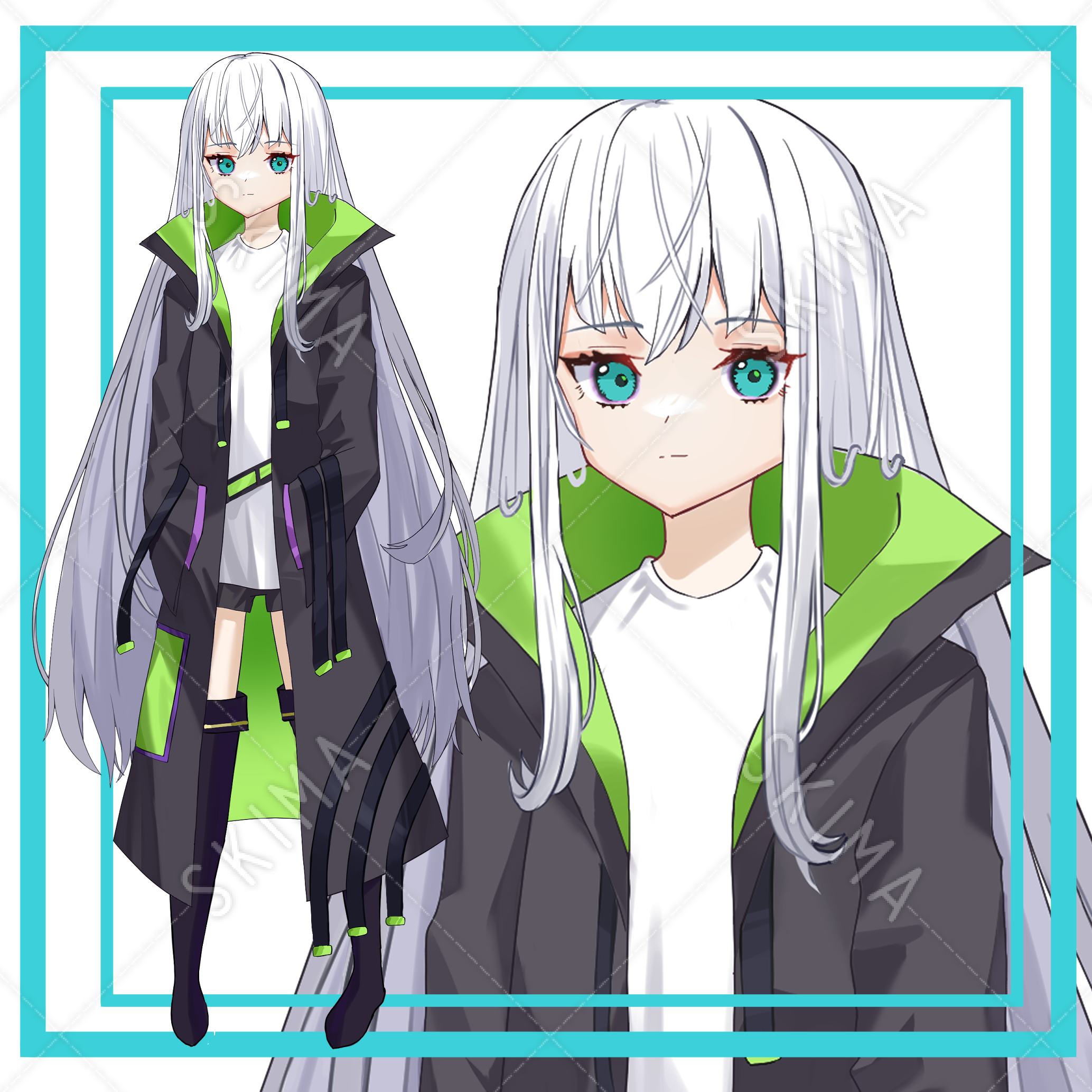 表情差分7種 女の子 スキマ スキルのオーダーメイドマーケット Skima