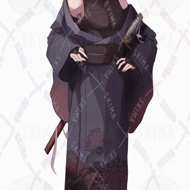 기모노&일본도 오빠아저씨【표정 7가지 상품 이미지 5번째