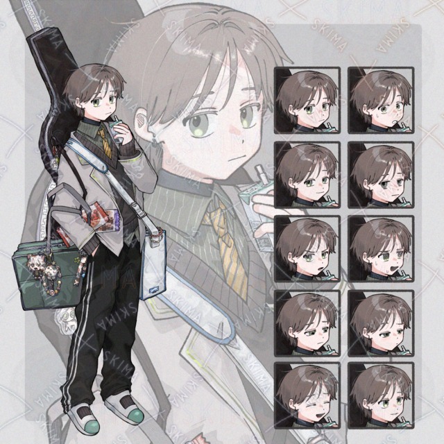 Character standing pictures [10 expressions] 的商品圖片