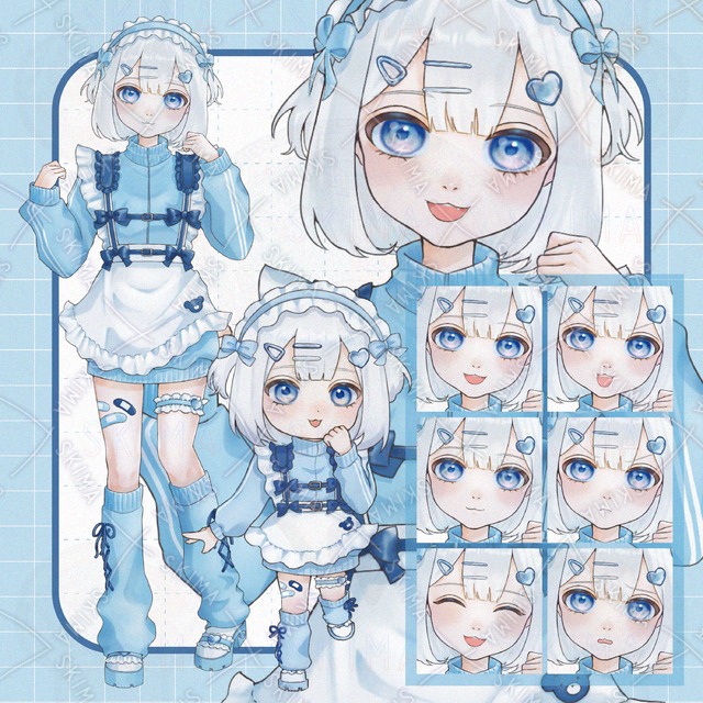 ジャージメイドちゃん【IRIAM対応/ミニキャラ付き】