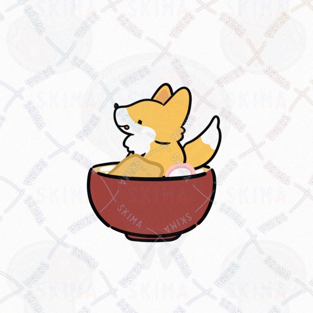 きつねうどん（表情6種類）の商品画像7枚目