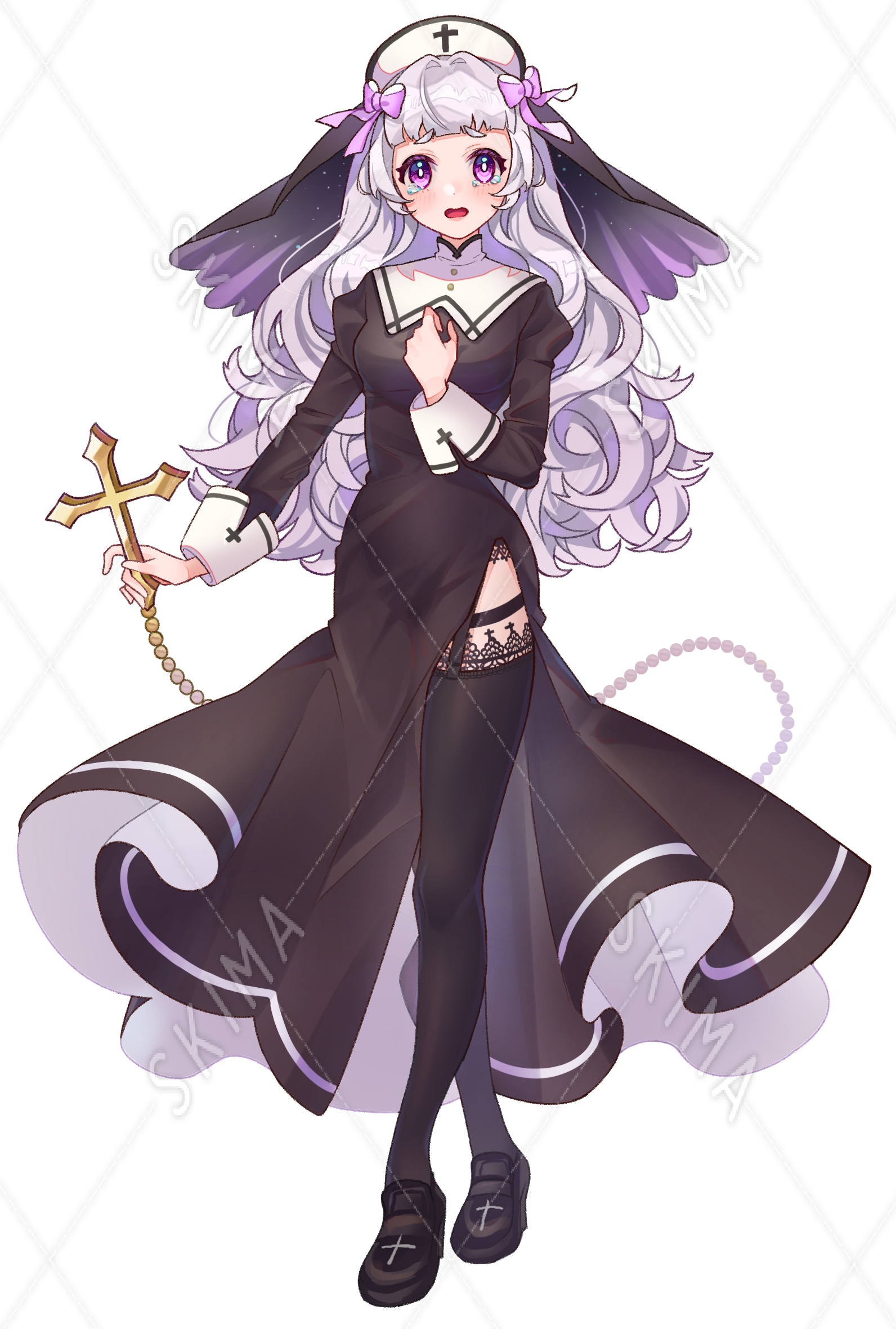 立ち絵 ふわふわ髪のシスター 表情7種 Iriam対応 スキマ スキルのオーダーメイドマーケット Skima 立ち絵 ふわふわ髪のシスター 表情7種 Iriam対応 スキマ スキルのオーダーメイドマーケット Skima