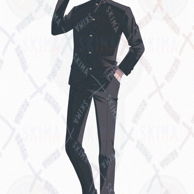 【表情７種】学ランの男子の商品画像8枚目