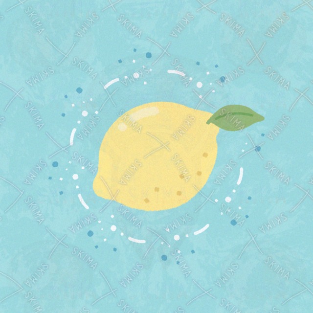 Image of Simple icon of a gentle lemon