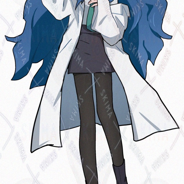 6 different expressions + extra] Girl in white coat 的商品圖片第 5 張