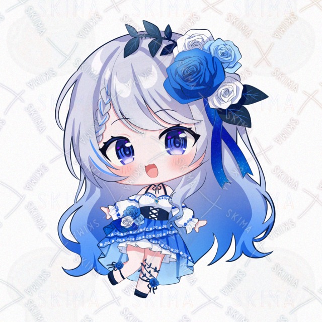 青薔薇（表情9種）の商品画像2枚目