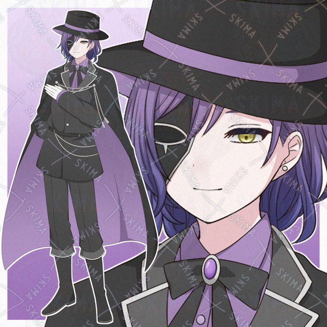 怪盗の青年【表情差分10種】の商品画像