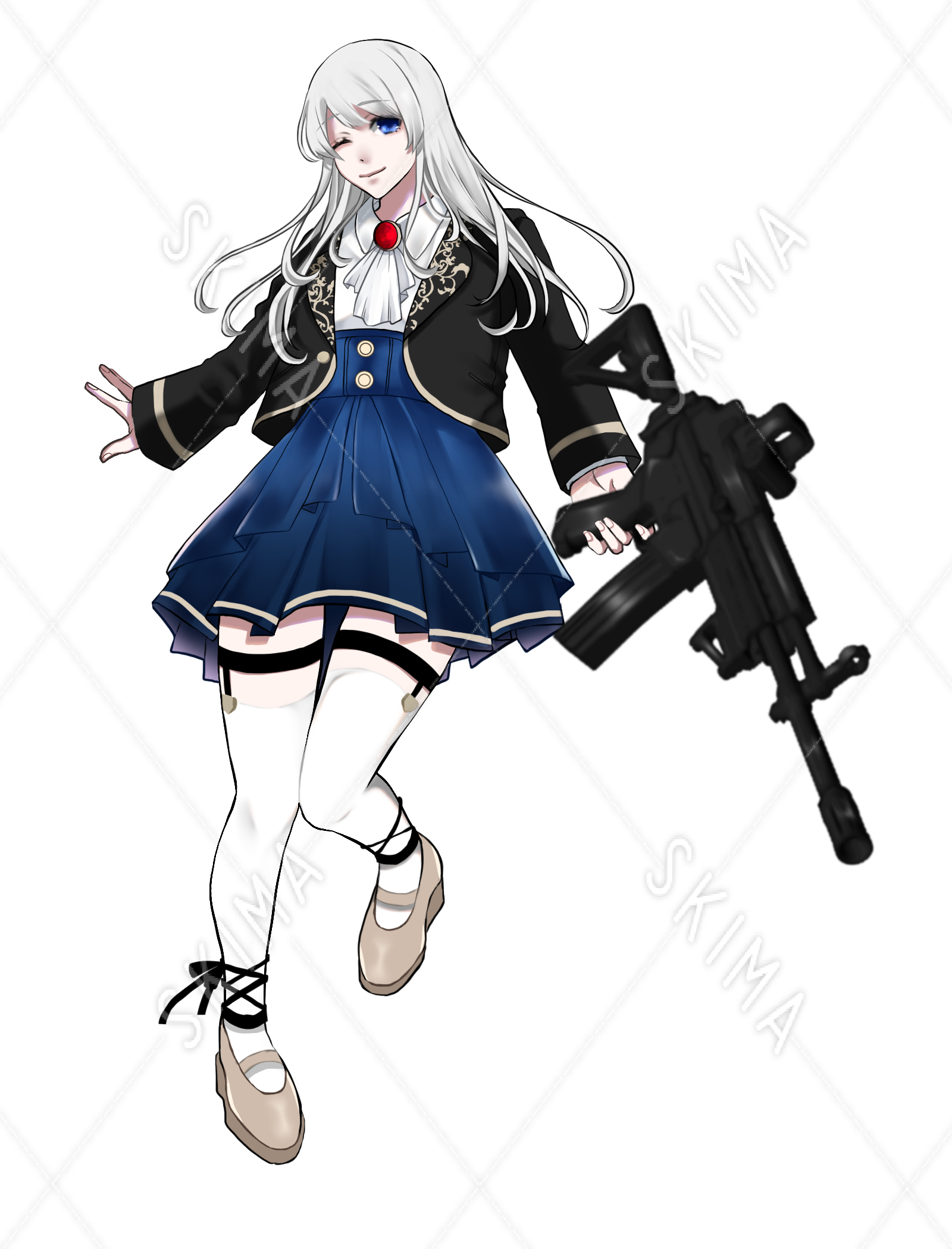 立ち絵 武器と少女 表情6種 スキマ スキルのオーダーメイドマーケット Skima