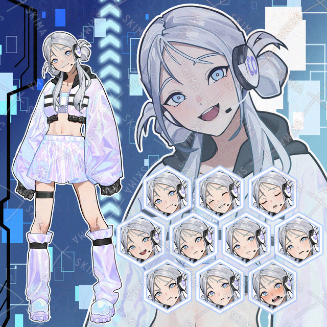 10 kinds of expressions] Cyber girl 的商品圖片