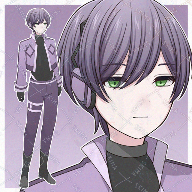 アンドロイドの青年【表情差分10種】の商品画像