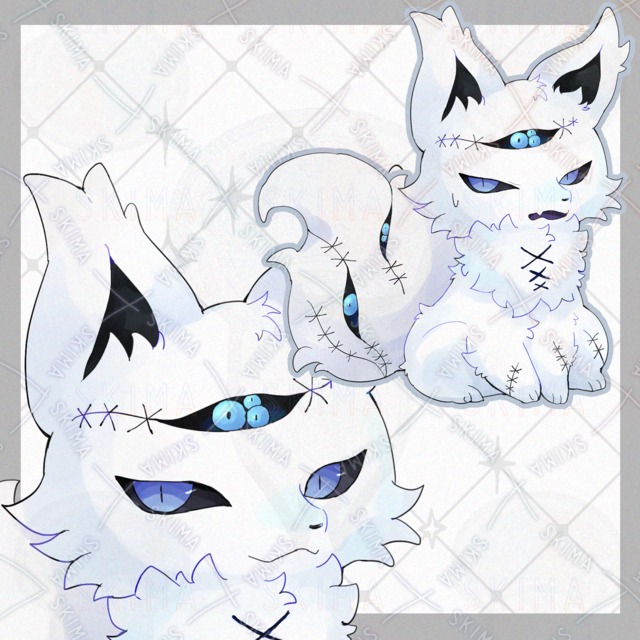 Image of Fox [9 different expressions].