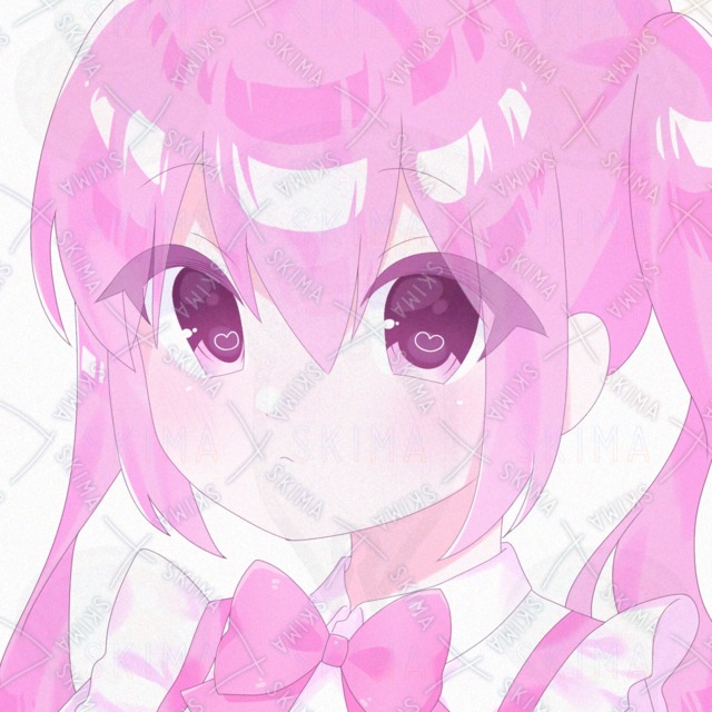 萌系 ピンク アイコンイラストの商品画像