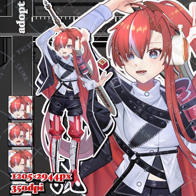 adopt【10가지 표정 상품 이미지