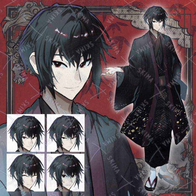 Man in Kimono [4 expressions]. 的商品圖片