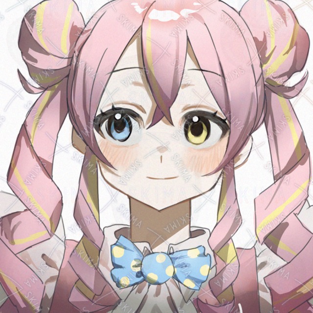 아이콘 일러스트 소녀 상품 이미지