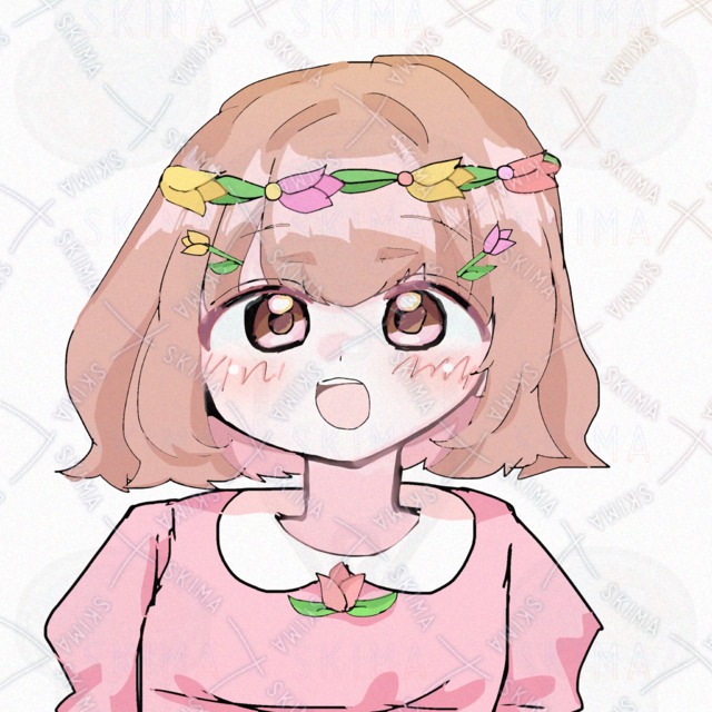 Image of Icon] Flower crown girl (tulip)