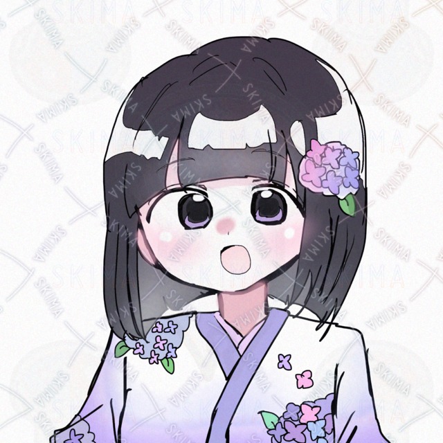 Image of Icon] Kanzashi Girl (Hydrangea)