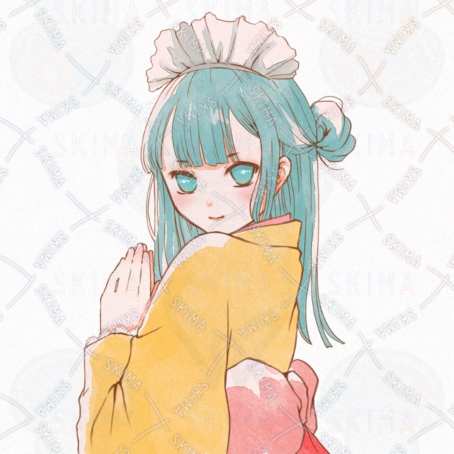 opt販売　喫茶ガール　表情差分ありの商品画像2枚目