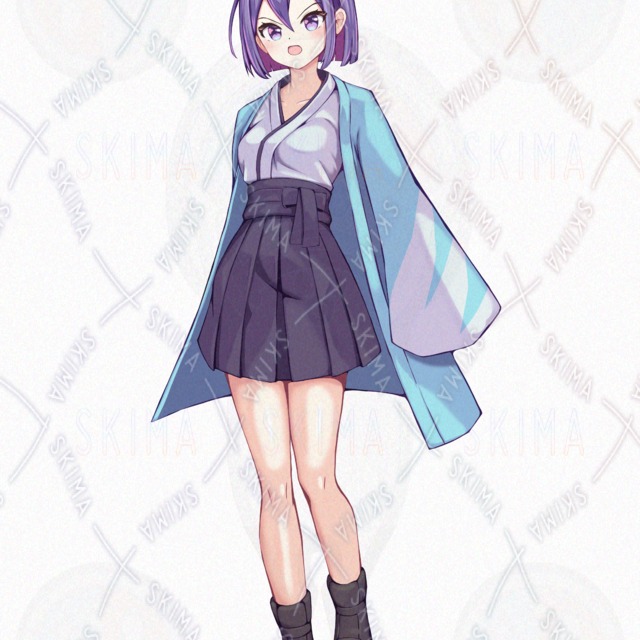 【表情10種】和服の女の子の商品画像6枚目