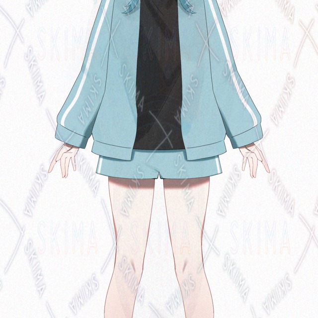 【IRIAM向け】ジャージ女子立ち絵