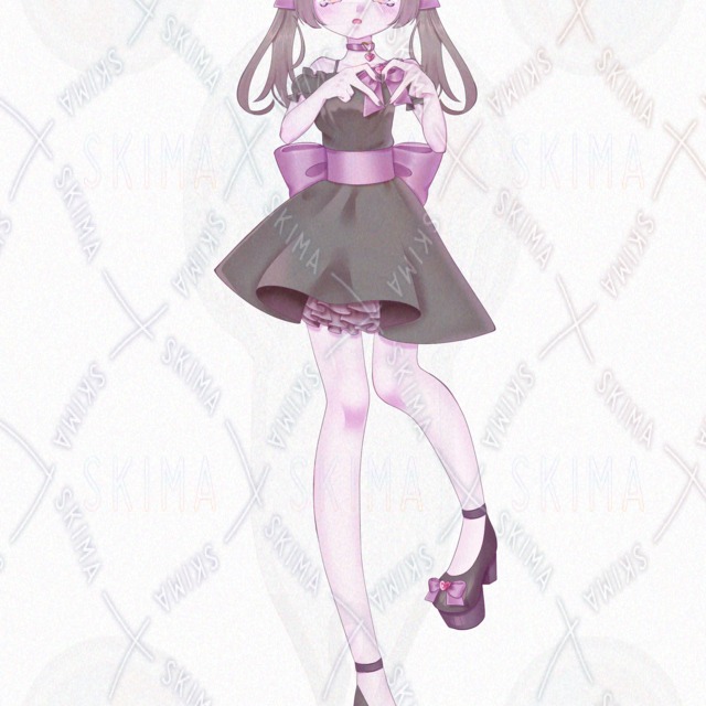 Standing posture / 5 kinds of expressions] Twin-tailed girl 的商品圖片第 6 張