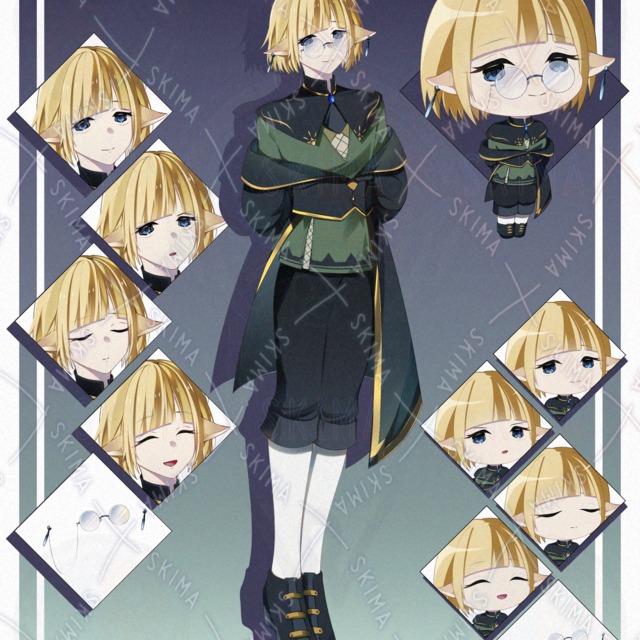 10 kinds of standing character pictures 的商品圖片