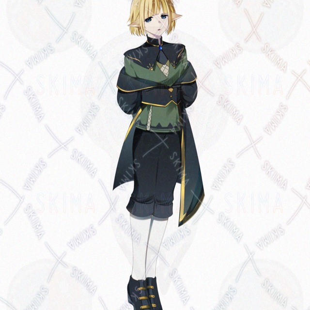 Image 3 of 10 kinds of standing character pictures
