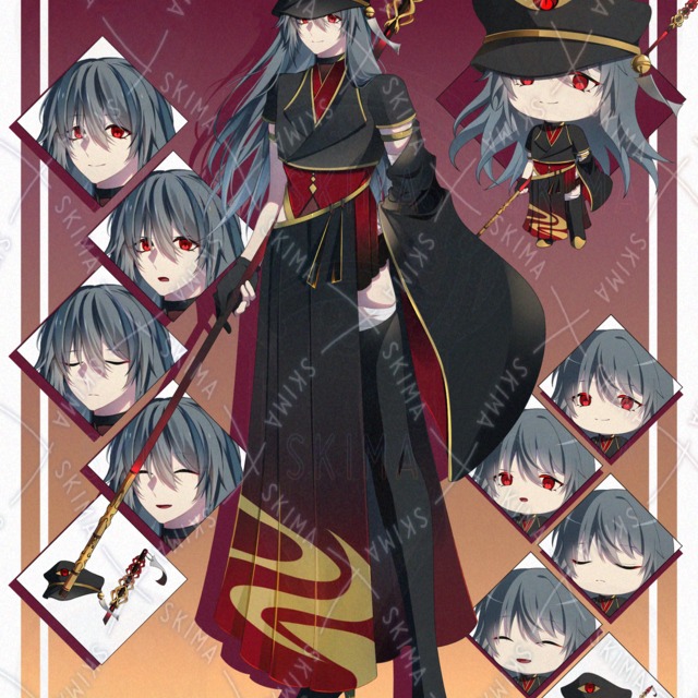 10 kinds of standing character pictures 的商品圖片