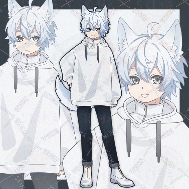 Image of Wolf-kun [7 kinds of expressions].