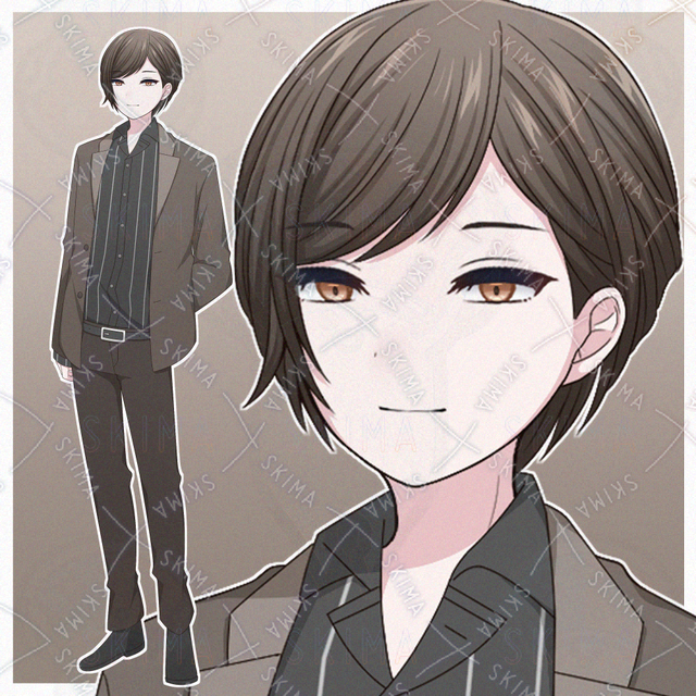 ジャケットを着た男性【表情差分10種】の商品画像