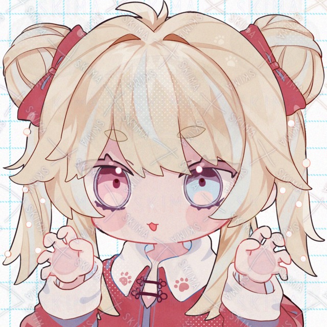 【アイコン/髪色2色/デフォルメ】