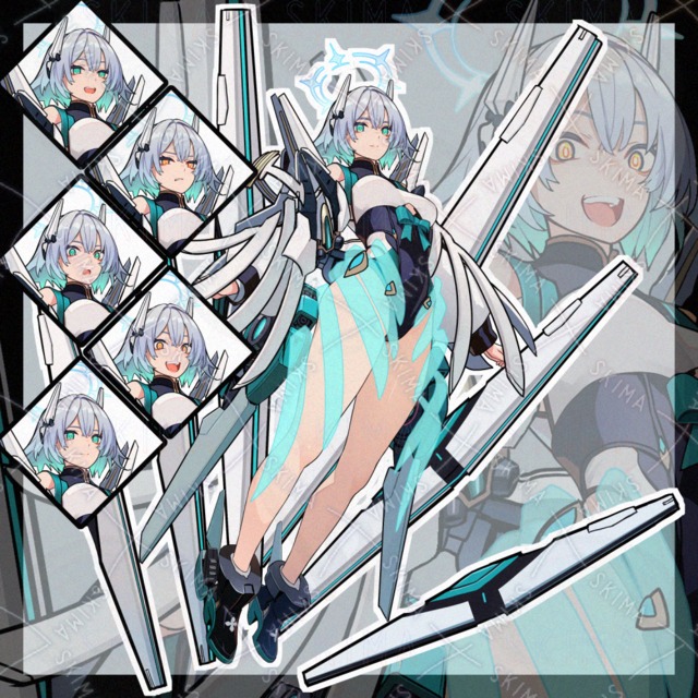 Image of Mecha Girl 06 [6 expressions].