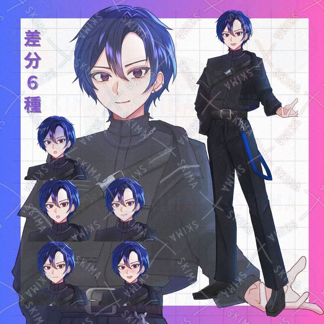 adopt _IRIAM可_韓国風男子【商業利用込】