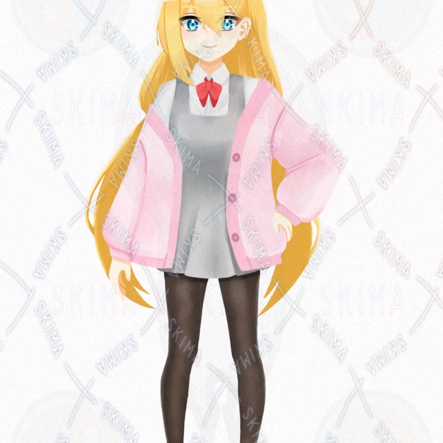 Image of female senior high-school student