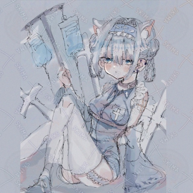 少女クローズアップアイコン