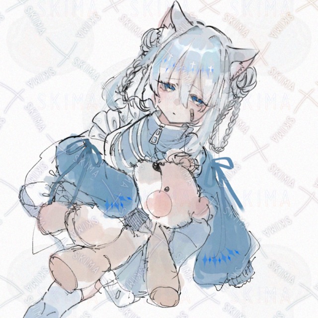 かわいい系 青系　opt