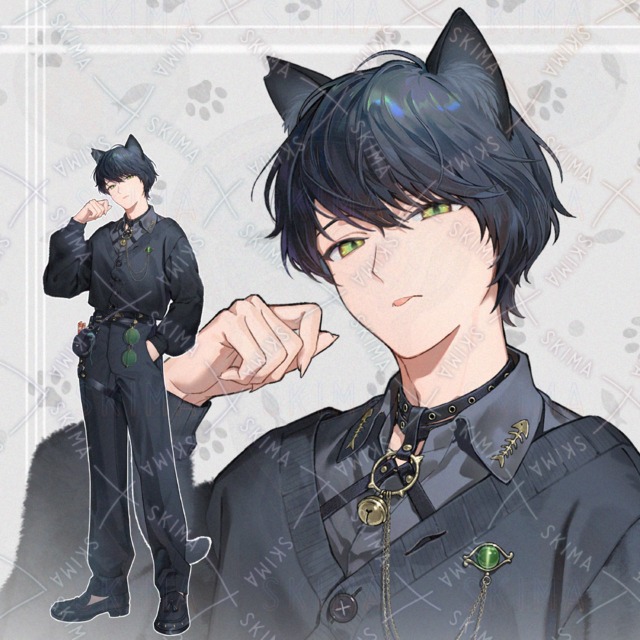 검은 고양이 ♂ 상품 이미지