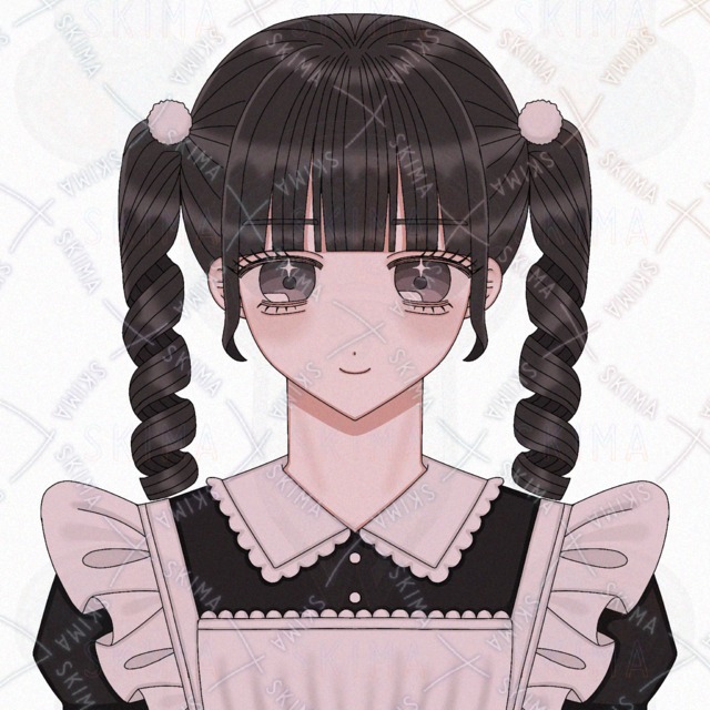 Image of ♡Icon sales 02♡(Maid outfit, twintail)