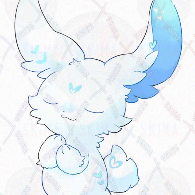 ハート模様の兎【表情10種類】の商品画像11枚目