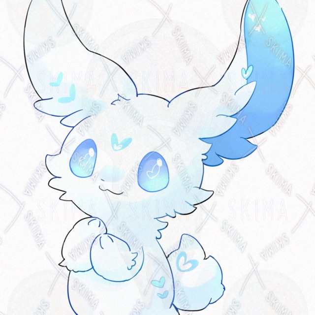 ハート模様の兎【表情10種類】の商品画像2枚目