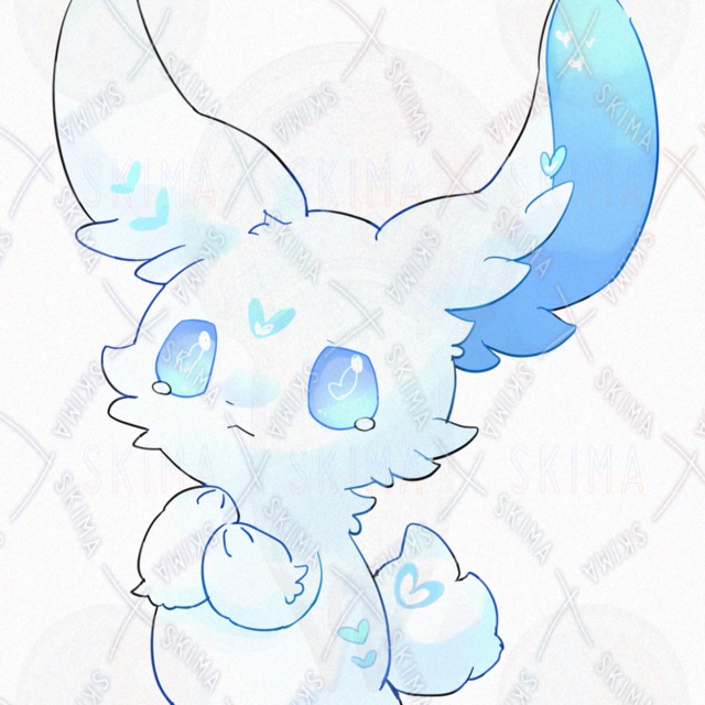 ハート模様の兎【表情10種類】の商品画像10枚目