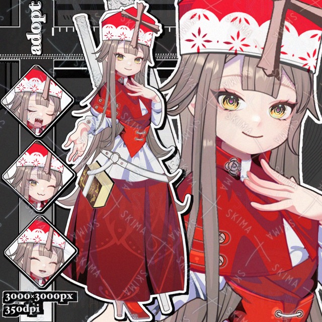 adopt【表情8種類】の商品画像