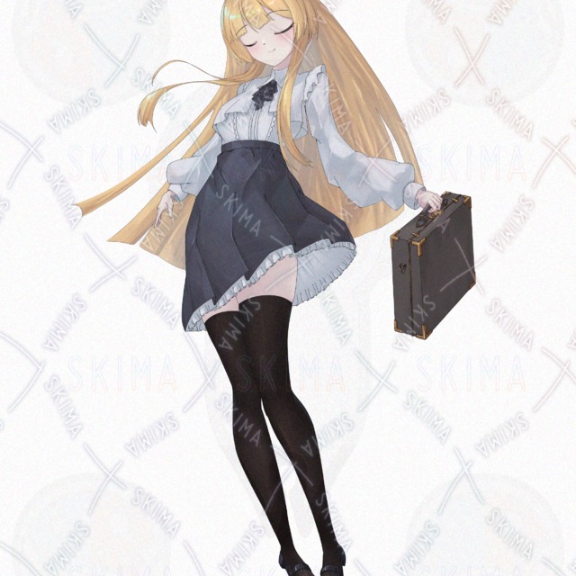 Image 5 of Blonde girl [8 expressions].