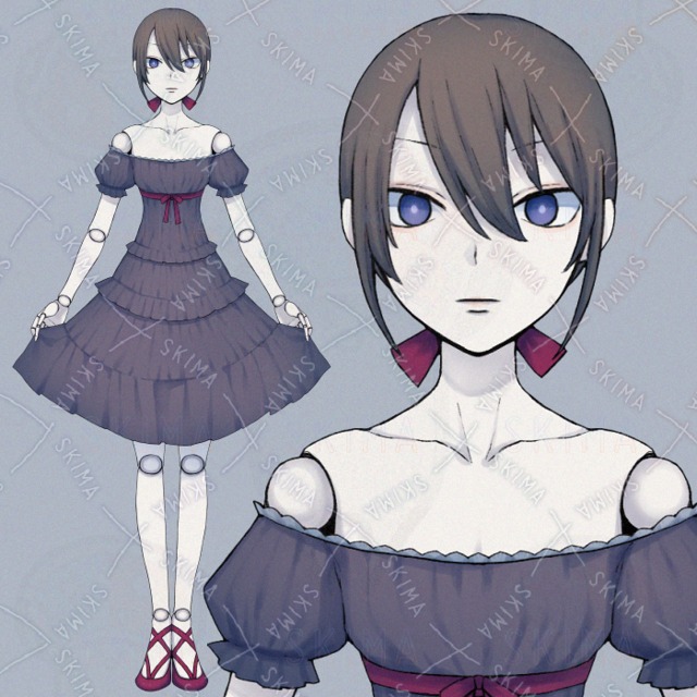 人形風少女