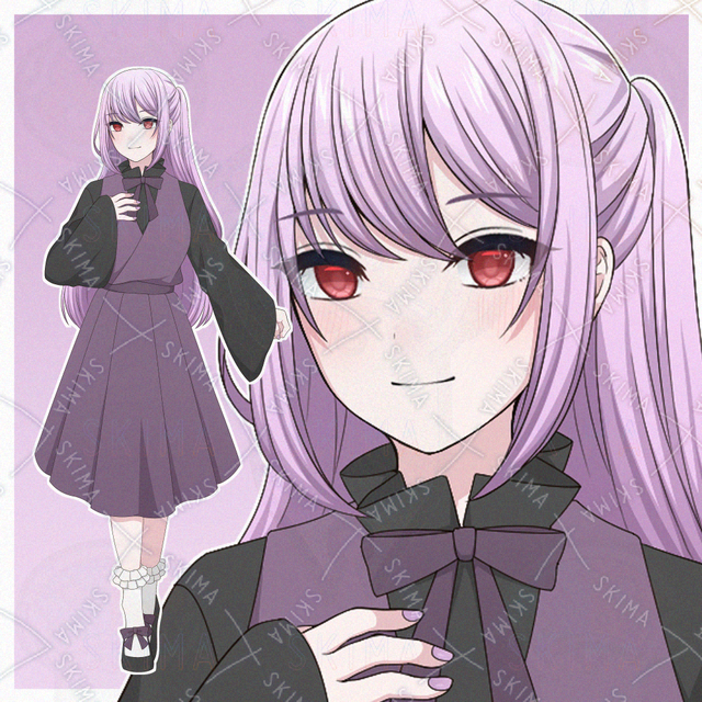 ワンピースを着た女の子【表情差分10種】の商品画像