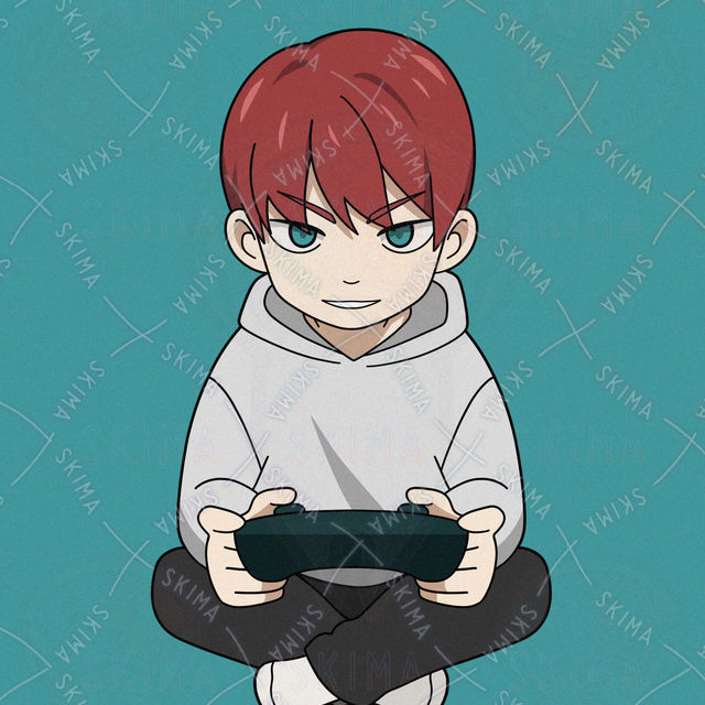 Image of gamer (someone who plays a game)