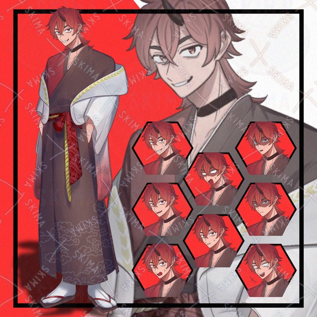 鬼×和装(男)の商品画像