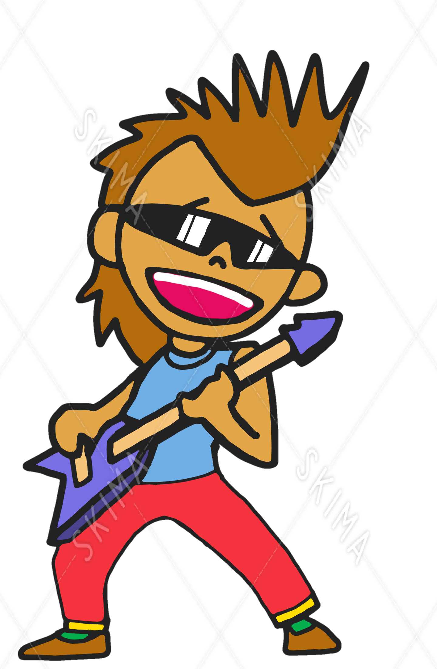 ロックバンドメンバー５人組きゃら スキマ スキルのオーダーメイドマーケット Skima