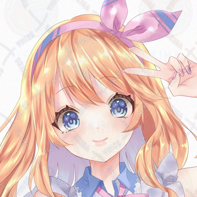 【アイコン】女の子背景有/透過【i0001】の商品画像5枚目